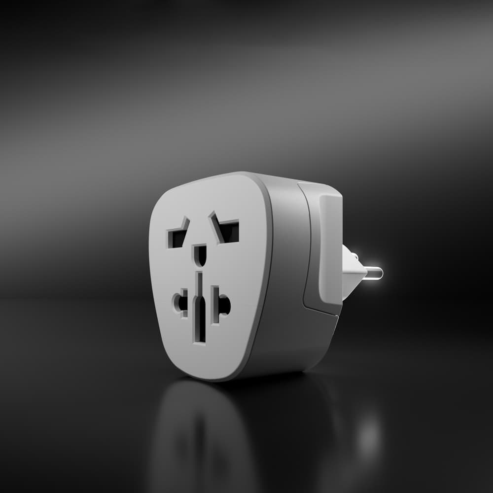 SBS CH potovalni adapter (bel) 6