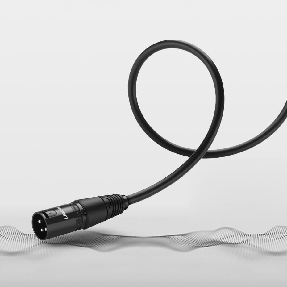 Ugreen AV130 avdio kabel XLR (ženski) - XLR (moški) 2m - črn 7