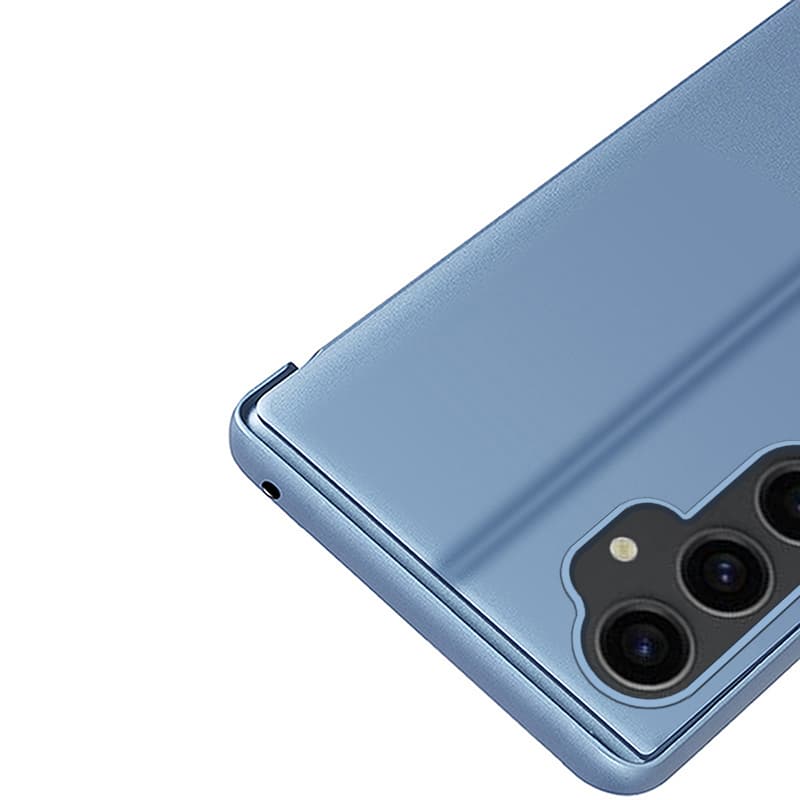 Trden etui s preklopom Clear View za Samsung Galaxy S23 FE - črn 7