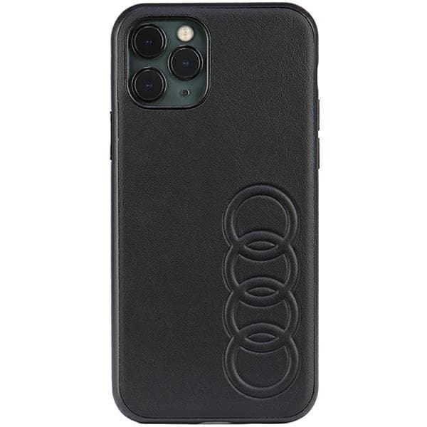 Ovitek Audi iz umetnega usnja za iPhone 11 Pro 5.8" črn