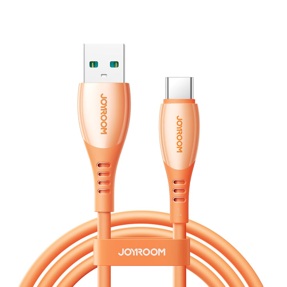 Joyroom S-A59 Vibrant 3A kabel USB-A na USB-C, 1.2m - oranžen