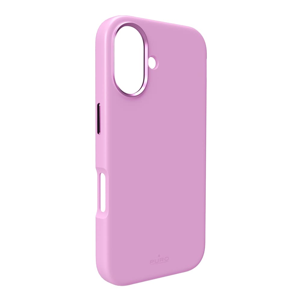 Puro Icon Mag Pro MagSafe silikonski ovitek za iPhone 16 - Roza