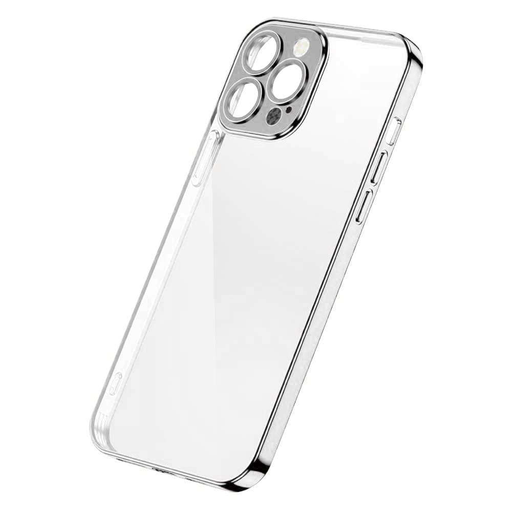 Joyroom Chery Mirror etui za iPhone 13 Pro s srebrnim okvirjem