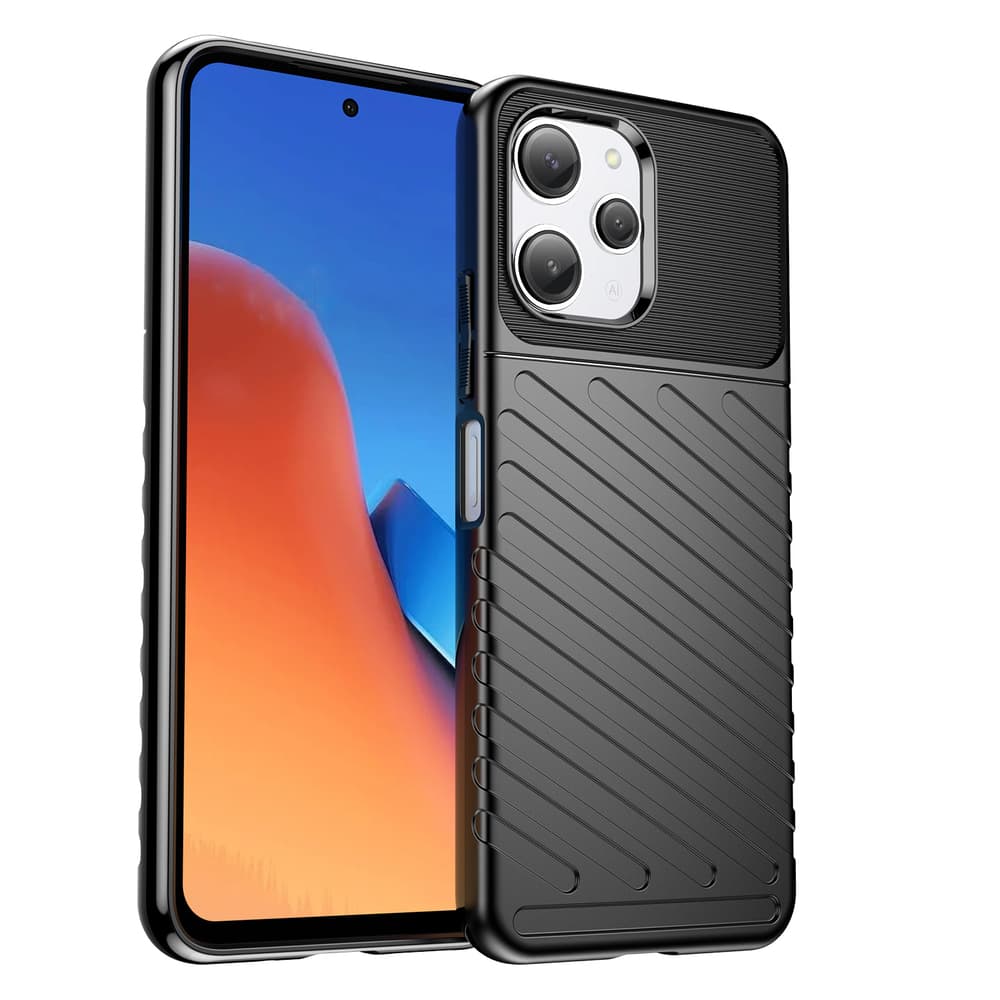 Ovitek Thunder Case za Xiaomi Redmi 12 - Črna 2