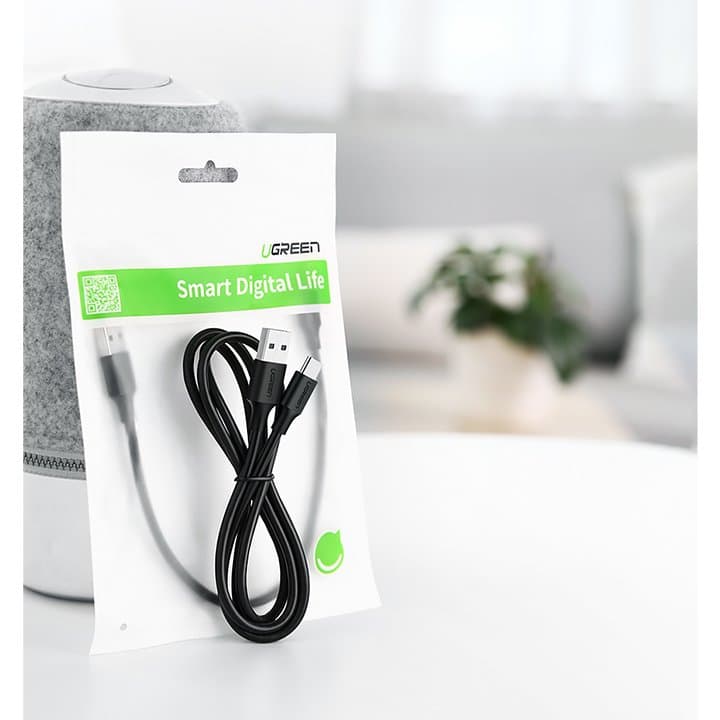 Ugreen US287 kabel USB-A / USB-C 3A, 2m - črn 2
