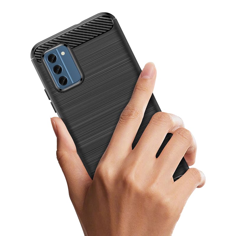 Carbon ovitek Hurtel za Nokia C300 - črn 5
