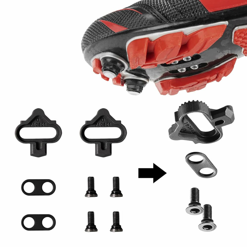 Rockbros PD303 Polu-lock pedala za kolo s platformo - črna 3
