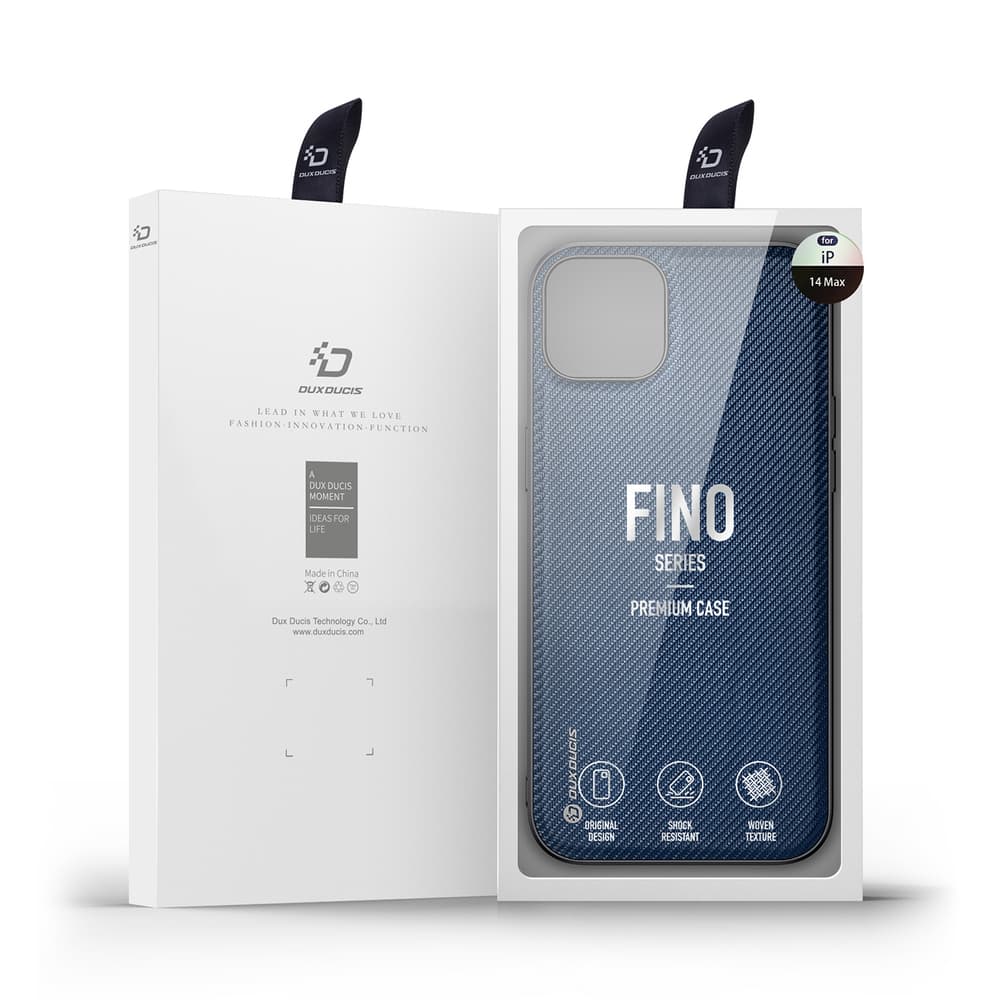 Ovitek Dux Ducis Fino za iPhone 14 Plus, najlon, moder 5