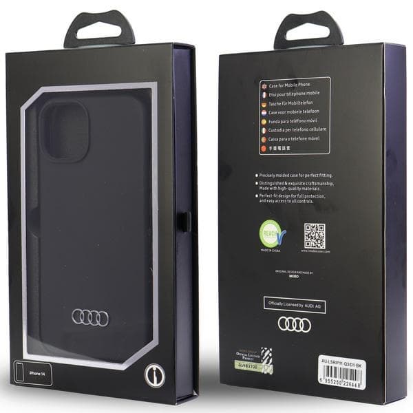 Audi silikonski ovitek za iPhone 11 / Xr (6.1") - črn 7
