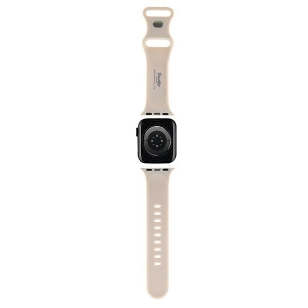 Hello Kitty trak za Apple Watch 38/40/41mm, Silicone Kitty Head, bež 2
