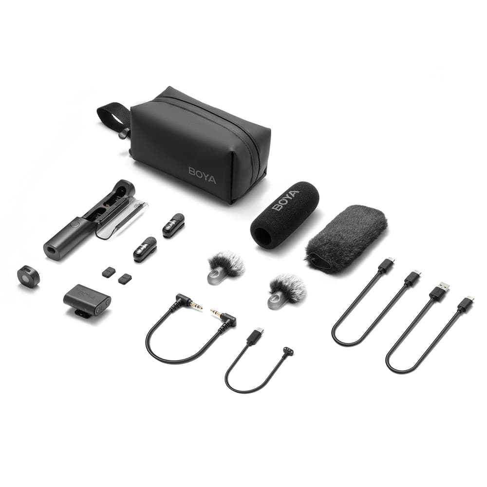 Boya Magic-03 brezžični mikrofon, 2.4GHz, USB-C, črn 2