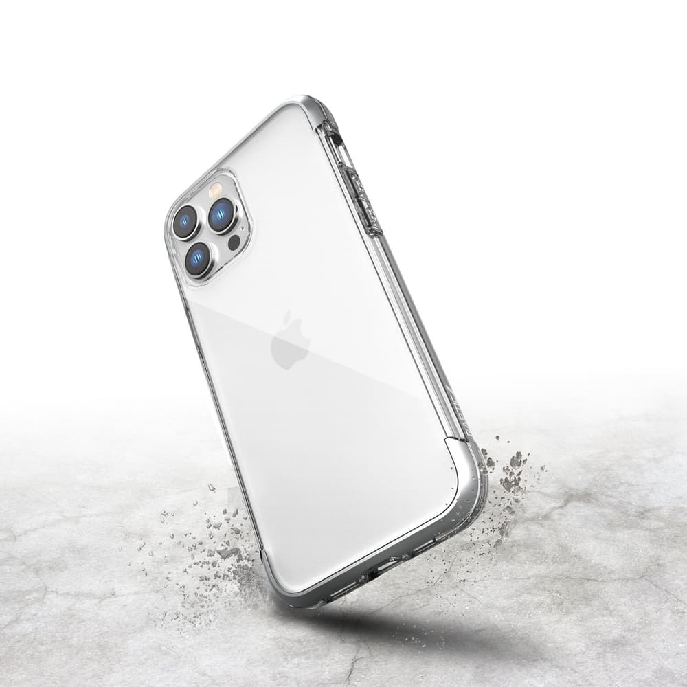 Ovitek Raptic X-Doria Air za iPhone 14 Pro, MagSafe, Kovinski elementi, Srebrna 2