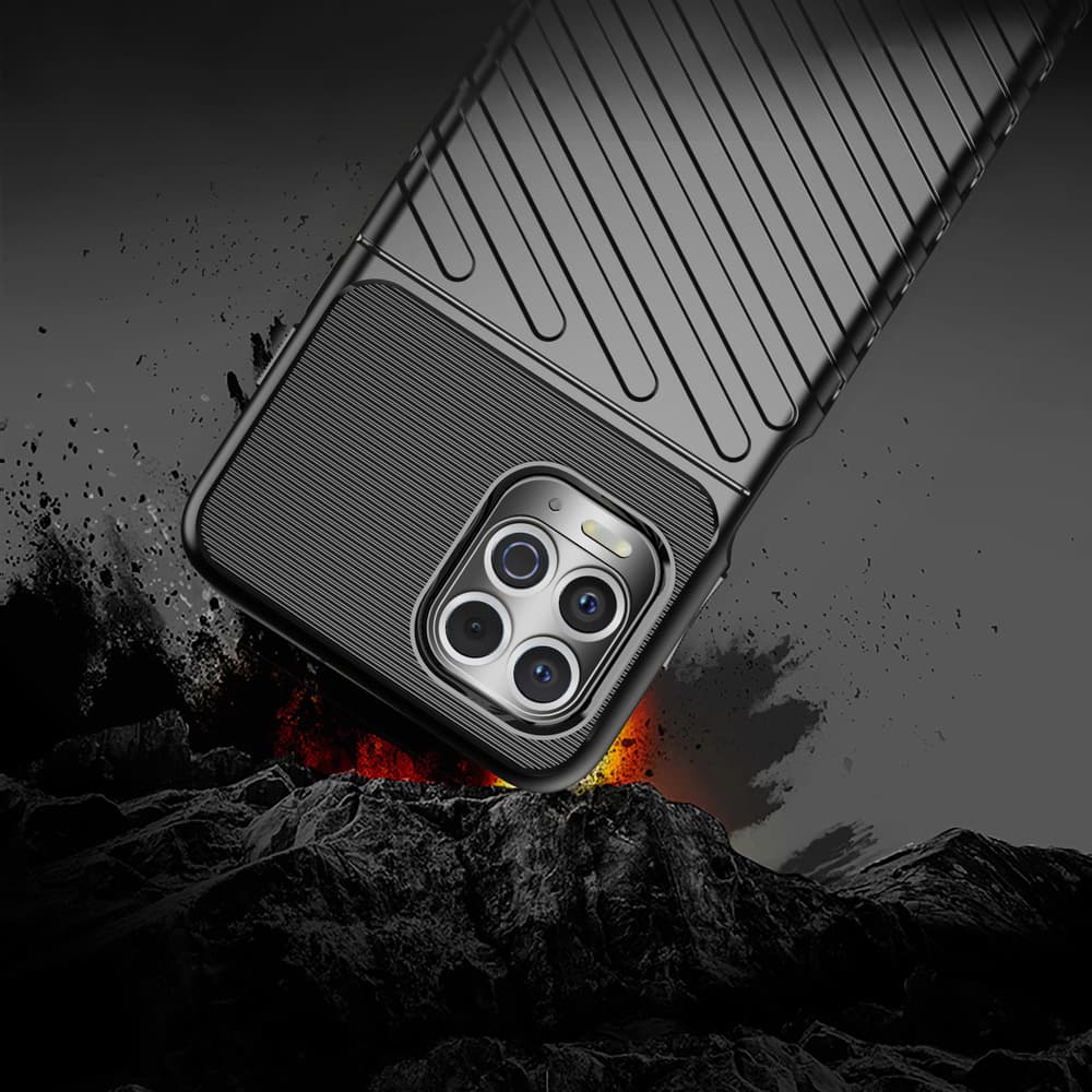 Thunder Case ovitek za Motorola Moto G100 / Edge S - črn 5