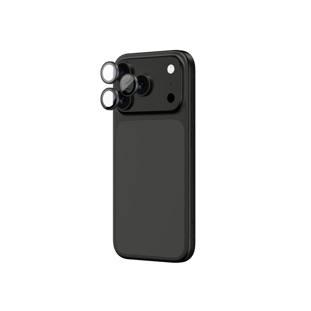 AmazingThing Zaščitno steklo za kamero iPhone 17 Pro / Pro Max, siv okvir 4