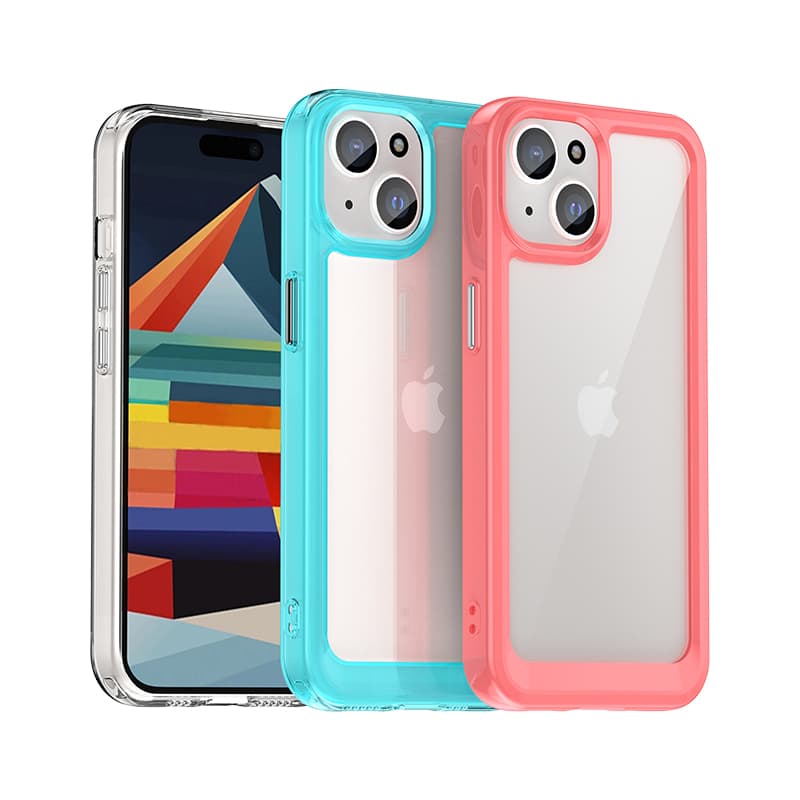Hurtel Outer Space ojačano ohišje za iPhone 15 Plus s prožnim okvirjem, modro 6