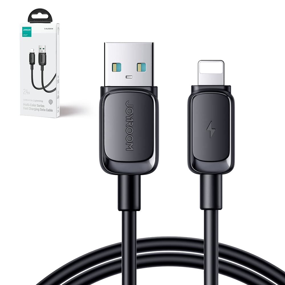 Joyroom A14 Lightning / USB-A 2.4A kabel 1.2m - črn 3