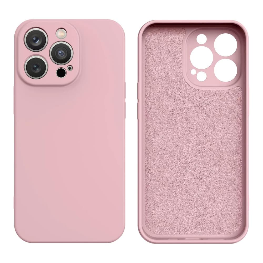 Silikonska ovitek Hurtel za iPhone 14 Plus, roza