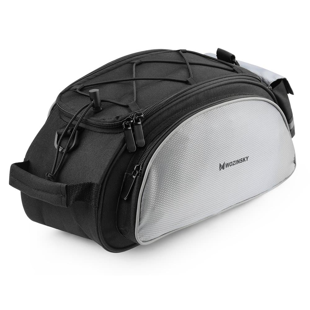 Wozinsky Bike Pannier Bag 13L črna torba za prtljažnik z naramnico 3
