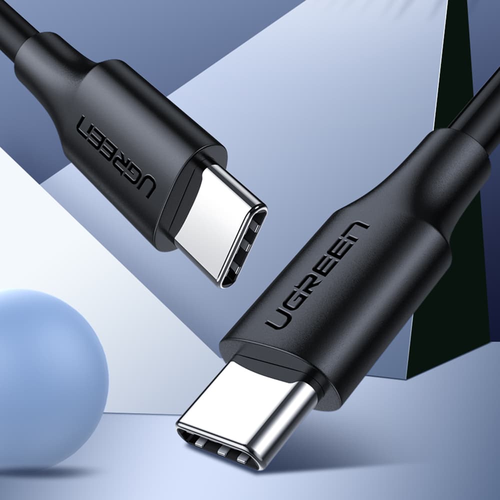 Ugreen US286 USB-C - USB-C kabel 2m, 3A, PDQC - črn 2