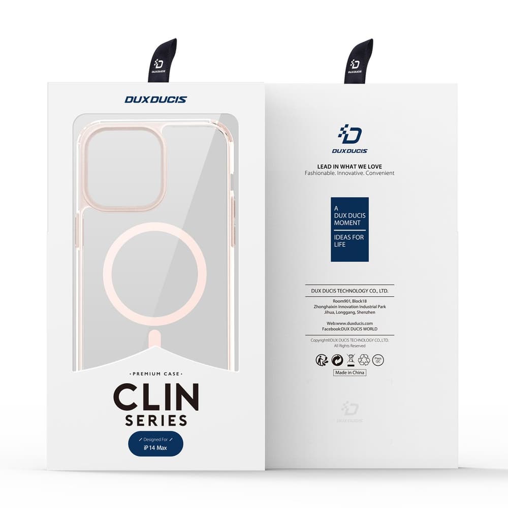 Dux Ducis Clin2 ovitek za iPhone 14 Plus, MagSafe, roza 5