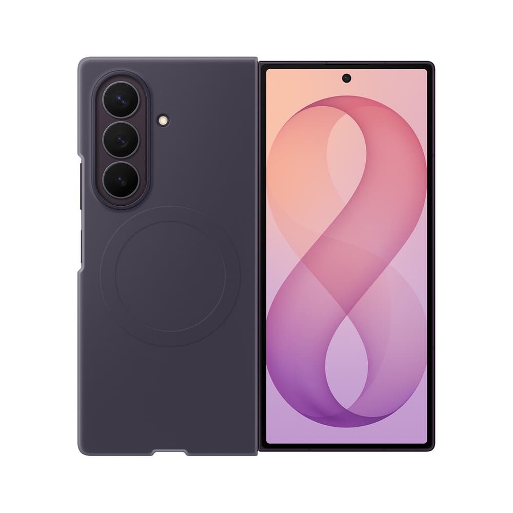 Samsung Silicone Magnet ovitek za Galaxy Z Fold 8 Ultra, vijoličen