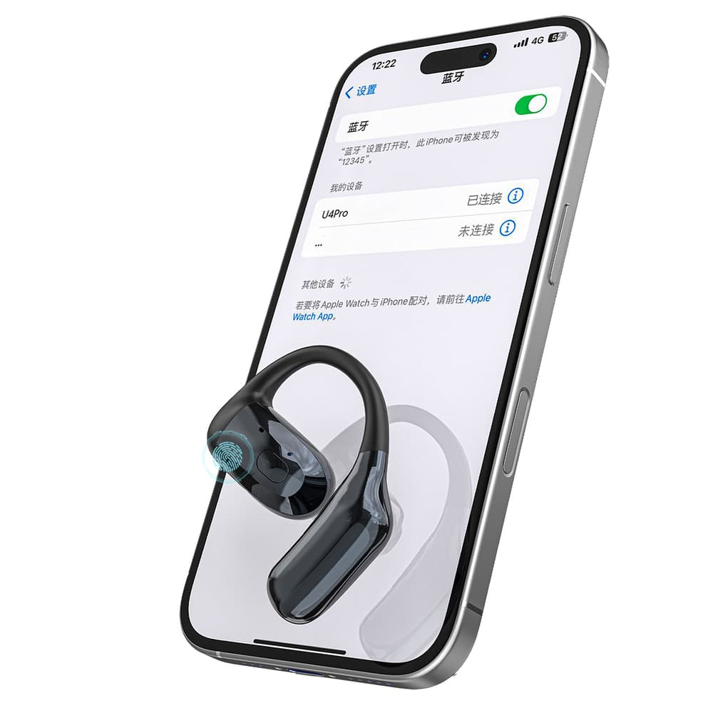 Dudao U4Pro Bluetooth slušalke - črne 4
