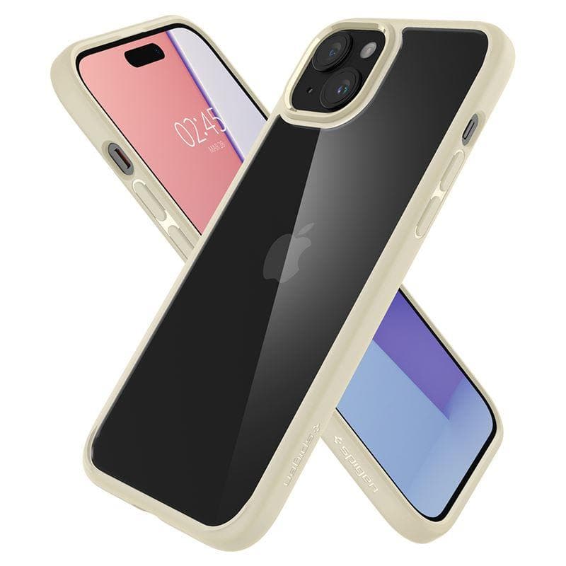 Ovitek Spigen Ultra Hybrid za iPhone 15 Plus - bež 6