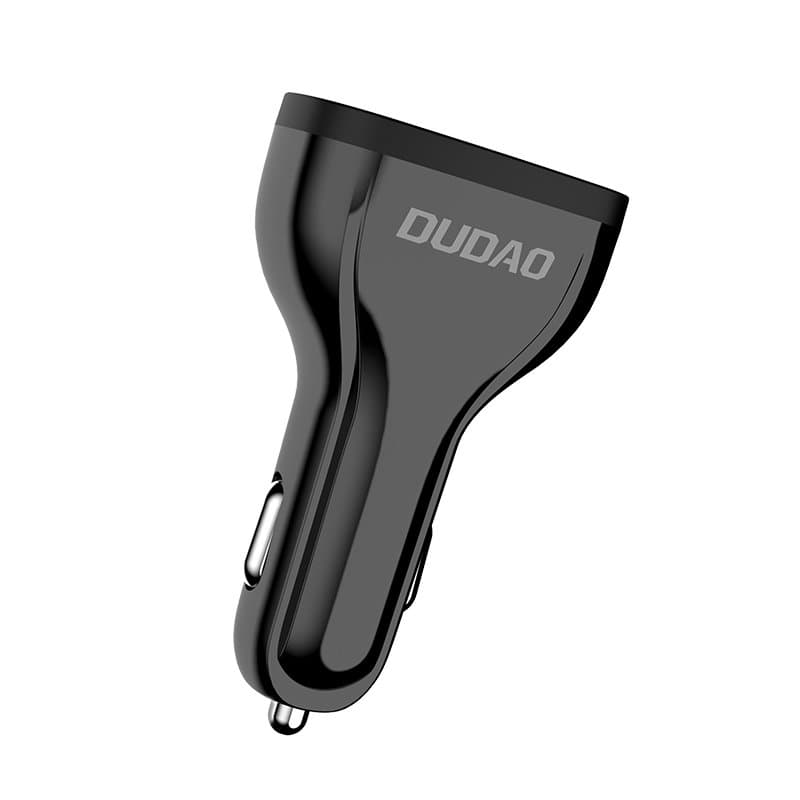 Dudao avto polnilec QC 3.0, 3x USB 18W - bel 3