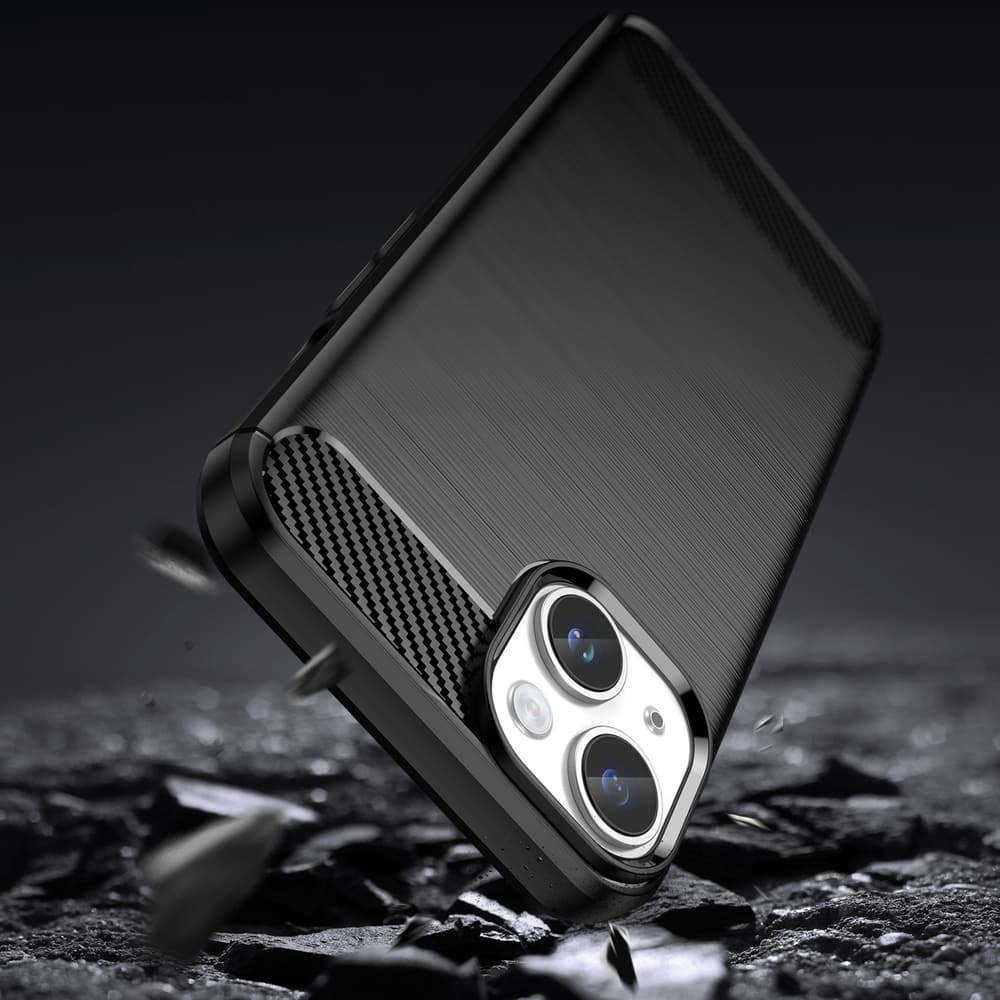 Hurtel Carbon ovitek za iPhone 14 Plus - črn 3