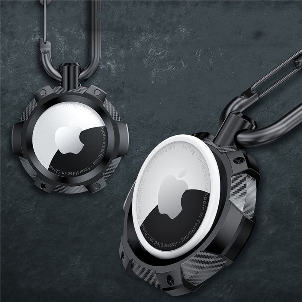 Tech-Protect TPUCarbon etui za Apple AirTag - črn 7