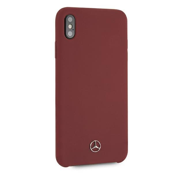 Etui Mercedes Silicone Line za iPhone Xs Max - rdeč 5
