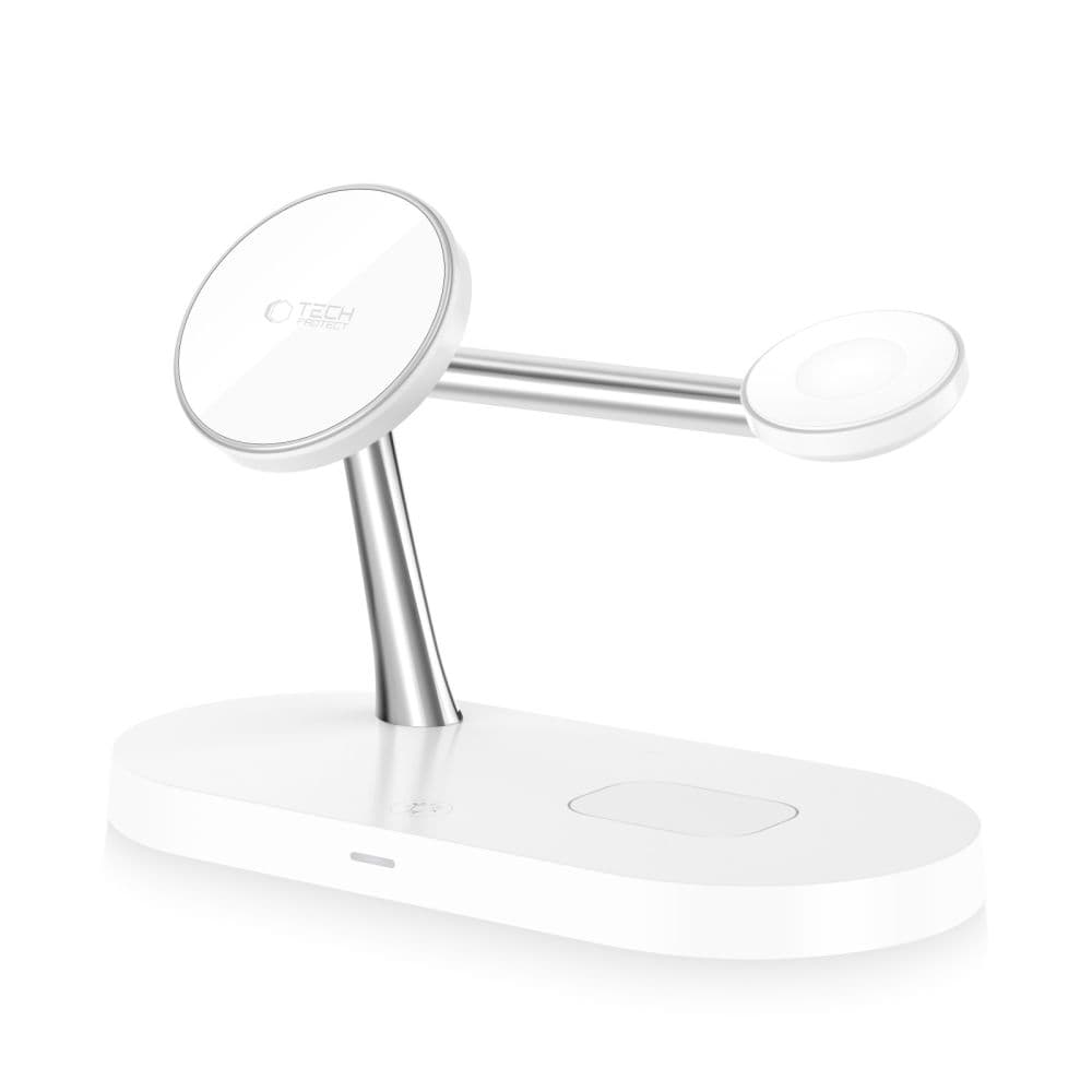 Tech-Protect A12 3v1 MagSafe polnilnik - bel 3