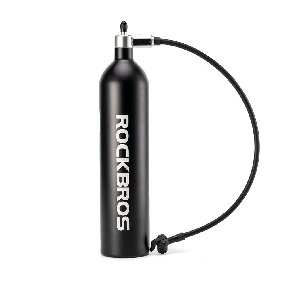 Rockbros tlačilka za tubeless pnevmatike 200 PSI 1,2l - Črna