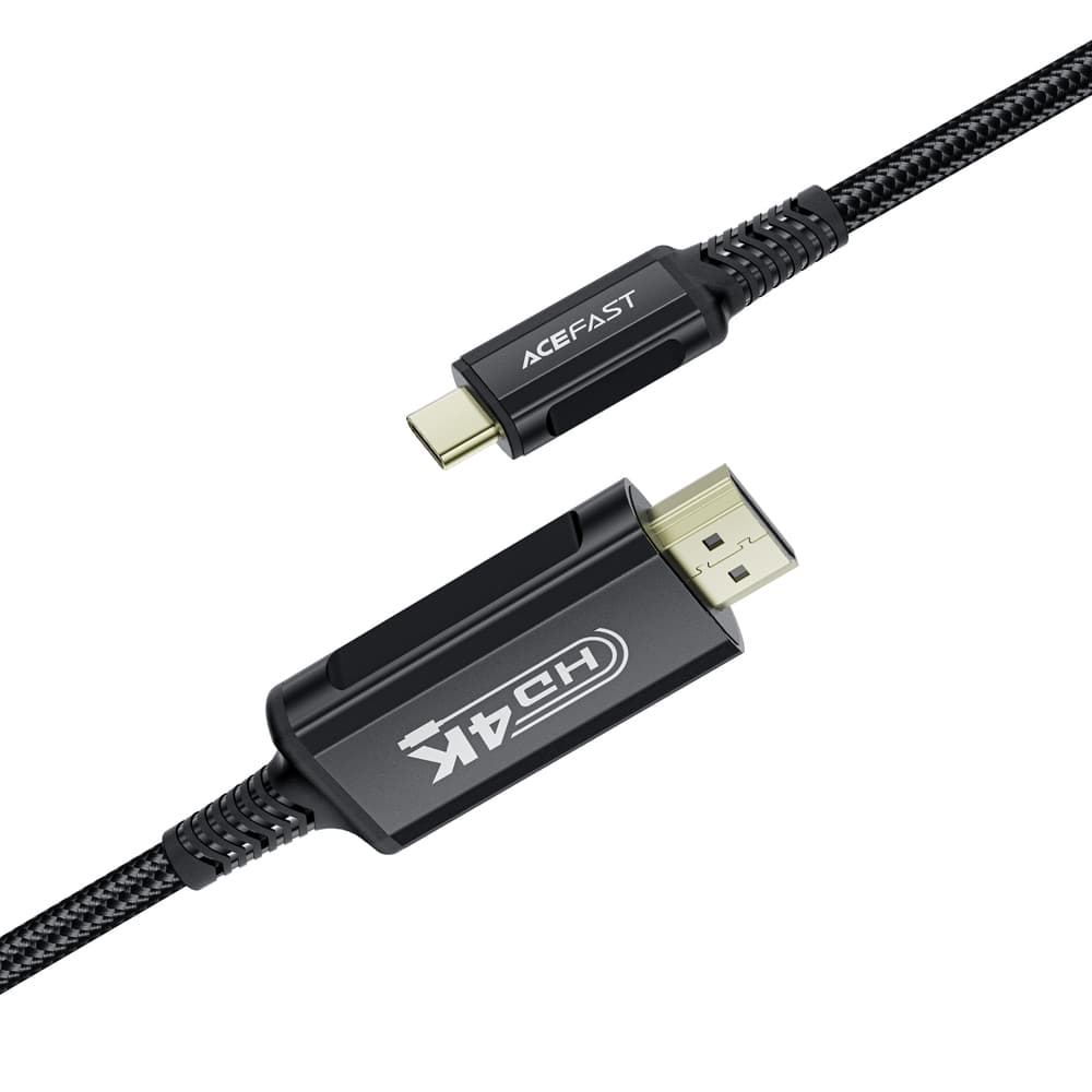 Acefast C1 USB-C na HDMI kabel 4K 60Hz HDR, 1.8m, črn 4