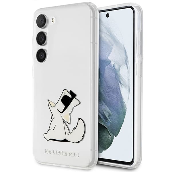 Karl Lagerfeld ovitek Choupette Fun za Samsung Galaxy S23+ S916, transparent