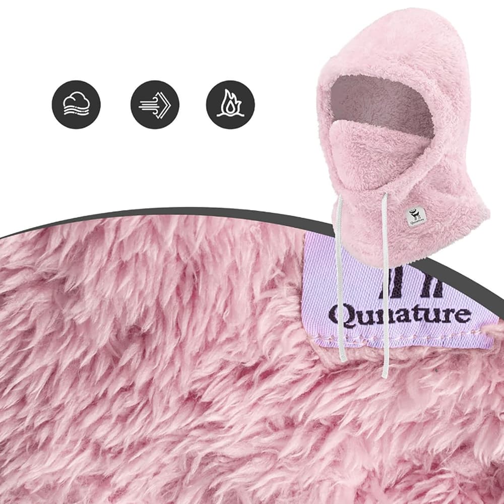Qunature smučarska balaklava Arctic Velvet, Velikost L - Roza 5