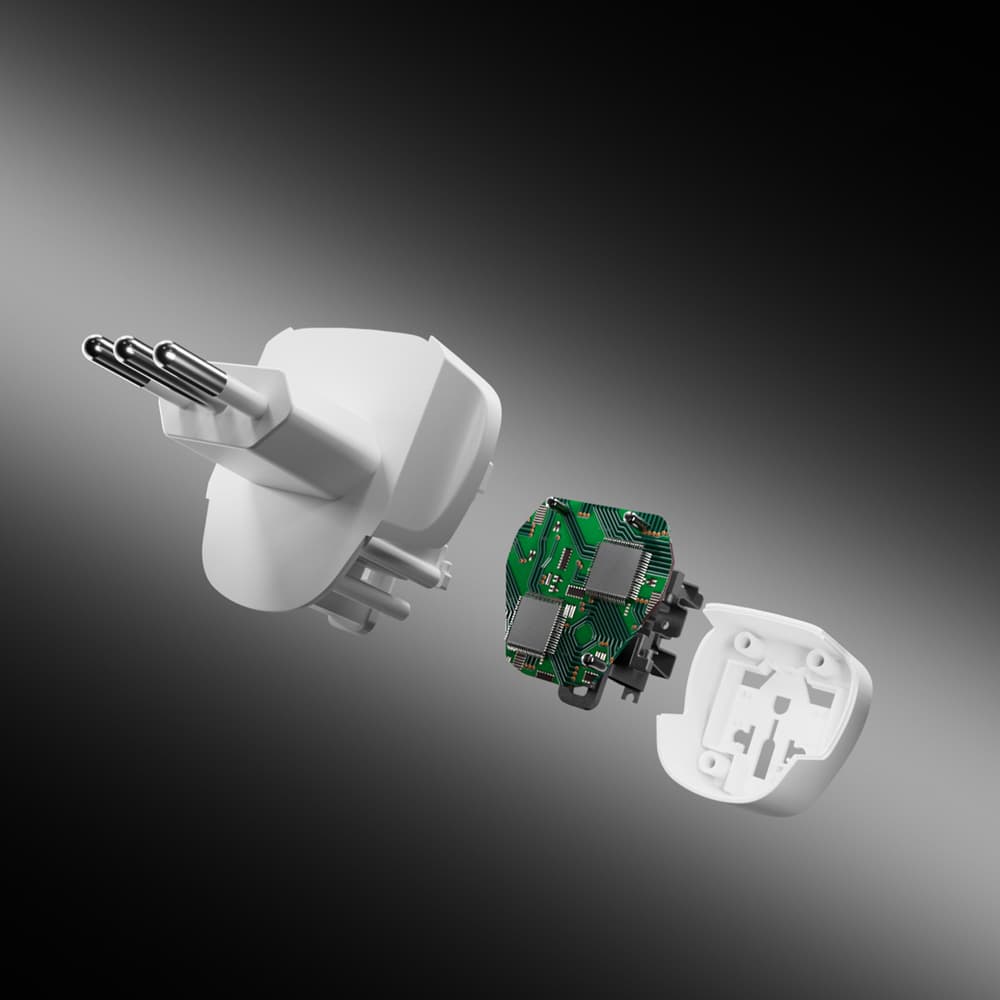 SBS IT potovalni adapter (bel) 8