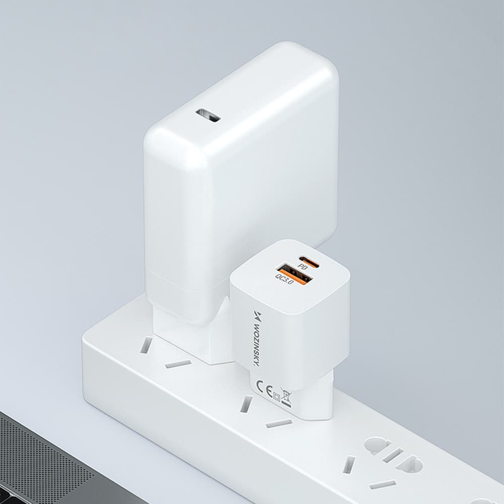Wozinsky CMWCW 20W USB-C / USB-A zidni polnilnik – bel 8