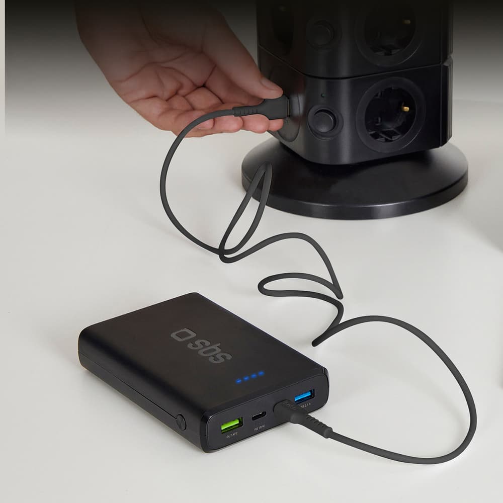 SBS LTHL200 USB-A na Micro-USB kabel, 1m, črn 7