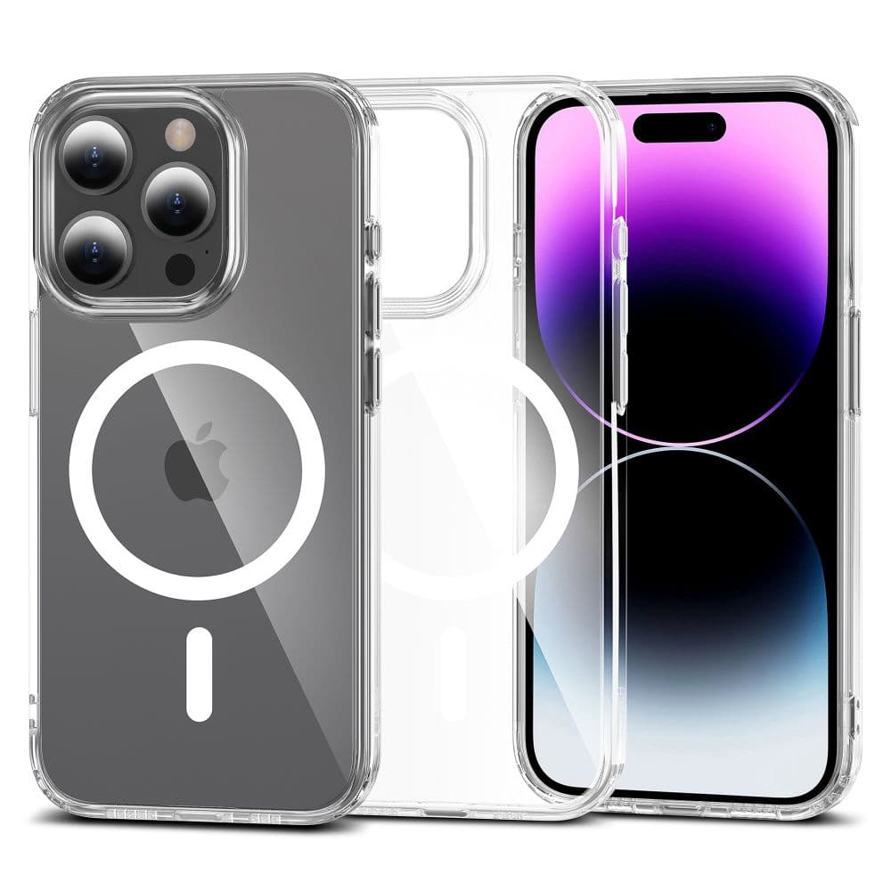 Ovitek Tech-Protect FlexAir Hybrid MagSafe za iPhone 15 Pro - prozoren