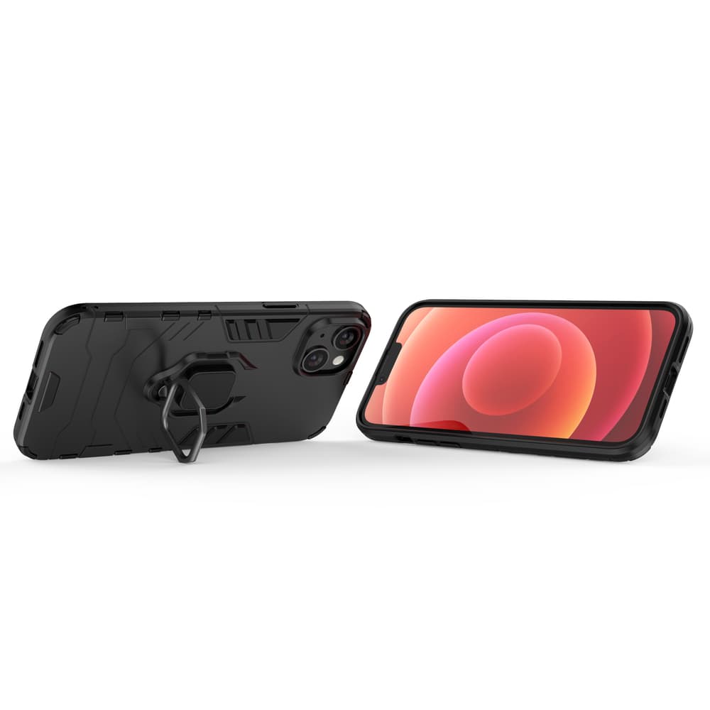 Hurtel Ring Armor ovitek za iPhone 14 Plus - črn 7