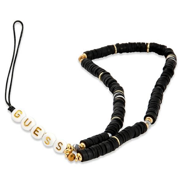 Etui za telefon Guess Heishi Beads – črn