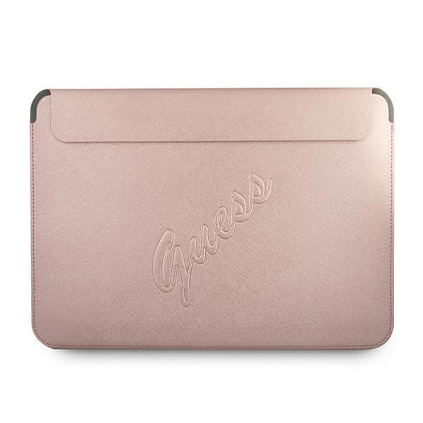 Etui Guess Saffiano Script za 13" prenosnik - Roza