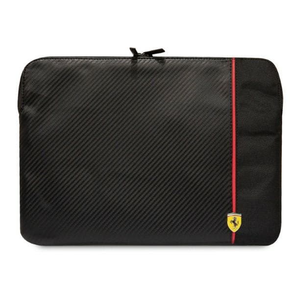 Ferrari Carbon&Smooth etui za 14" prenosnik - črna