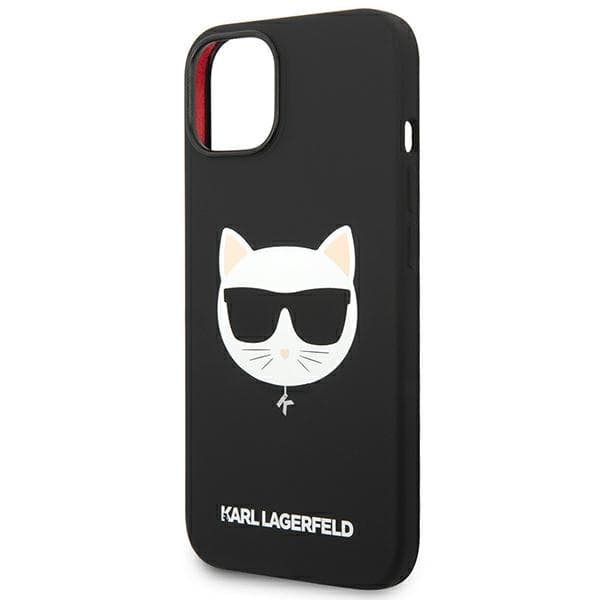 Karl Lagerfeld Silicone Choupette Head ovitek za iPhone 14 Plus (6.7"), črna 6