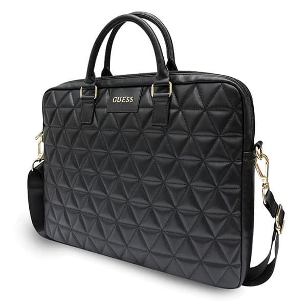 Torba za prenosnik Guess Quilted za 16" - črna 2