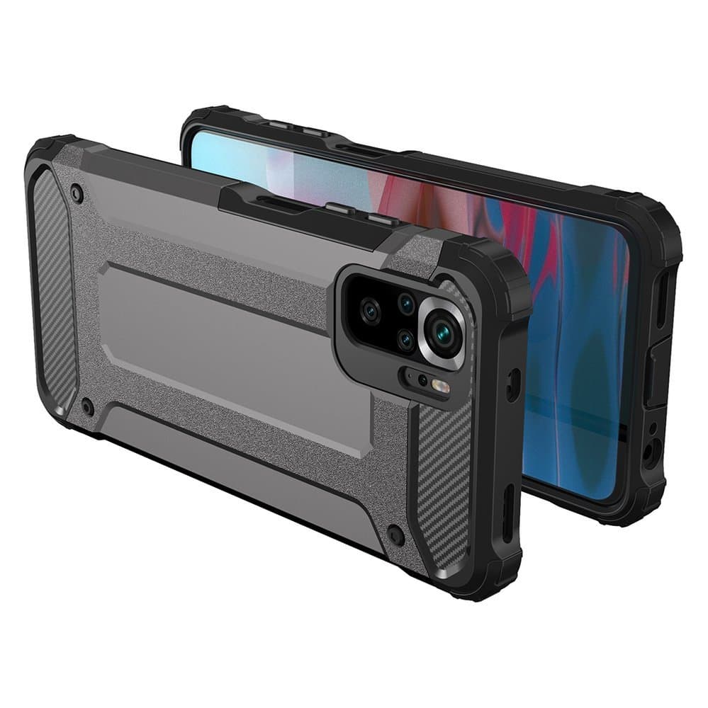 Hurtel Hybrid Armor ovitek za Xiaomi Redmi Note 11 Pro+ 5G, črn 2