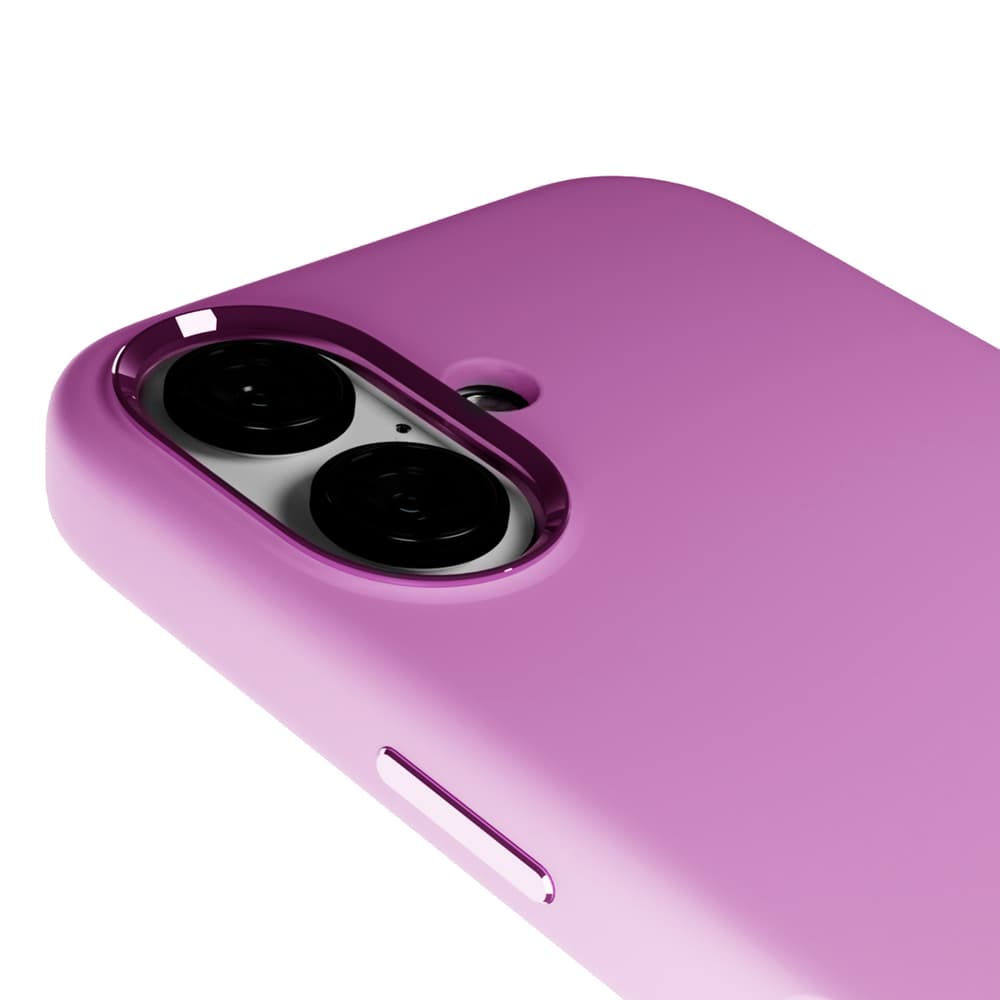 Puro Icon Mag Pro MagSafe silikonski ovitek za iPhone 16 - Roza 5
