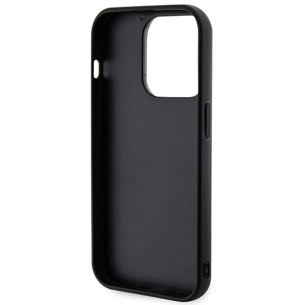 Ovitek Karl Lagerfeld 3D Rubber Glitter Logo za iPhone 15 Pro Max - črna 7