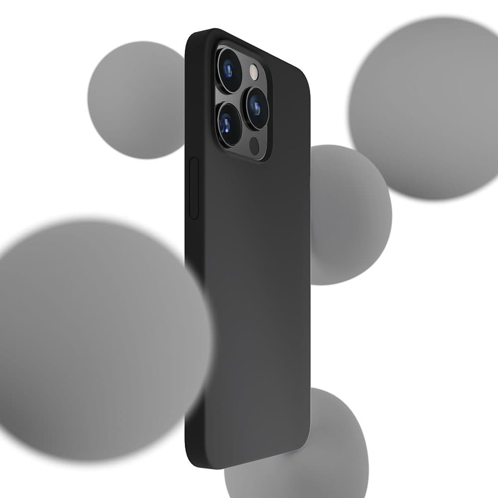 3mk Silicone ovitek za iPhone 13 Pro Max - črn 8